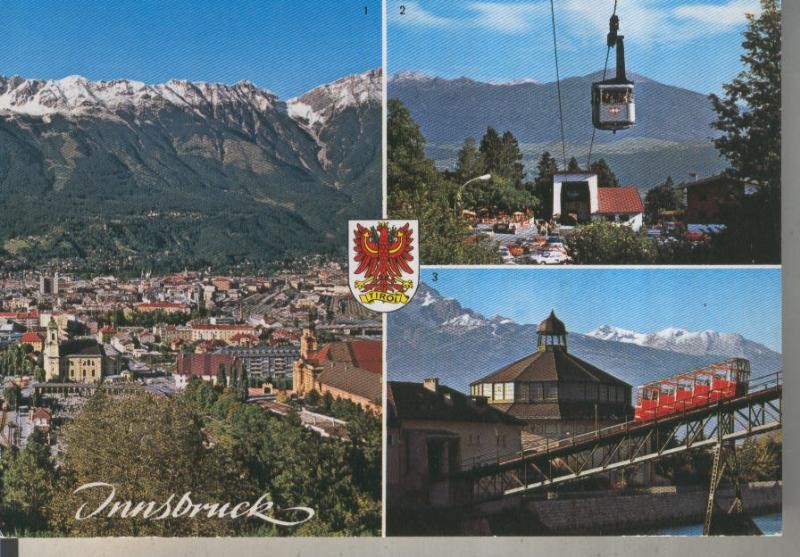 Postal 015809: Vistas diversas de Innsbruck, Suiza