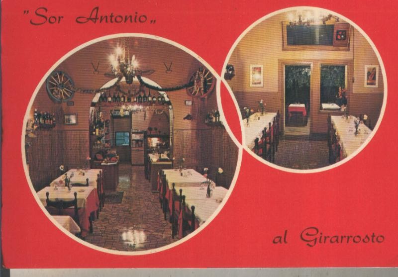 Postal 015811: Pizzdria Sor Antonio en Roma