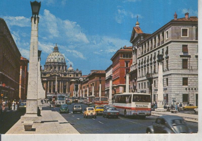 Postal 015829: Avda de la Conciliacion en Roma, italia