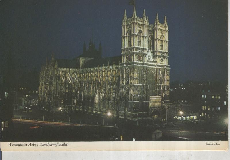 Postal 015853: Westminster Abbey, London