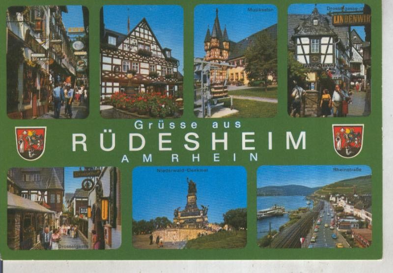 Postal 015856: Vistas varias de Rudeshem Amrhein