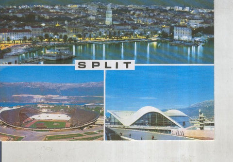 Postal 015859: Vistas varias de Split, yugoslavia