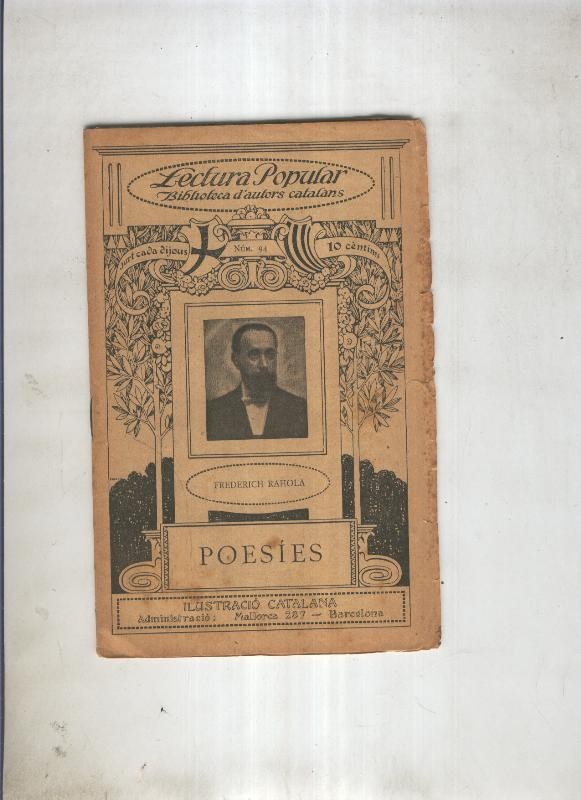 Poesies de Frederich Rahola