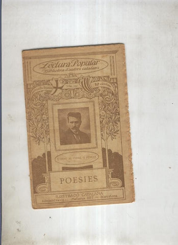 Poesies de Joseph M.Vidal y Pomar