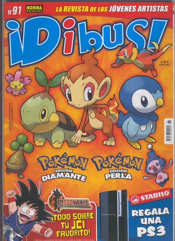 Dibus revista numero 091 con poster dedicado a Nocturna una aventura magica