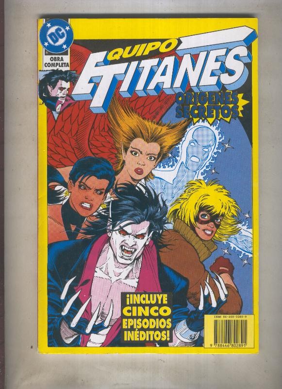 Equipo Titanes: Origenes secretos (numerado 1 en interior cubierta)