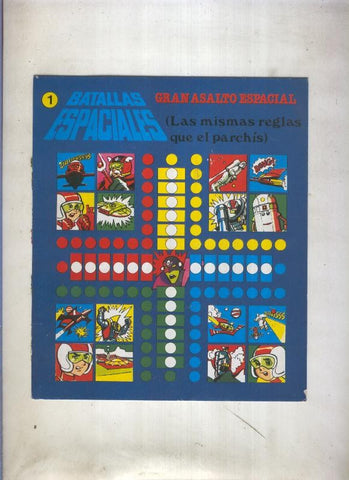 Carton de juego: Batallas espaciales: Gran asalto espacial