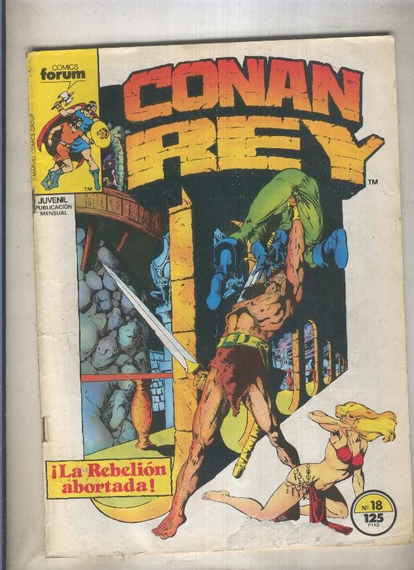 Conan Rey numero 18 (numerado 1 en trasera)
