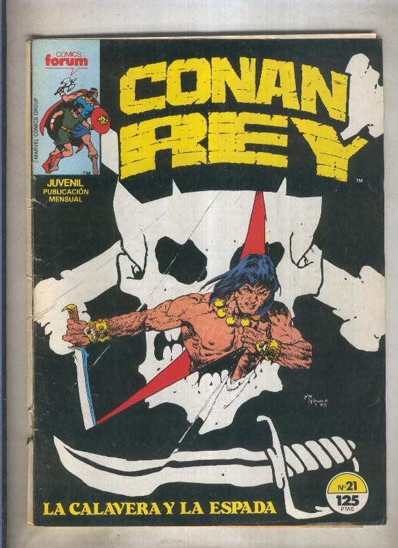 Conan Rey numero 21 (numerado 1 en trasera)