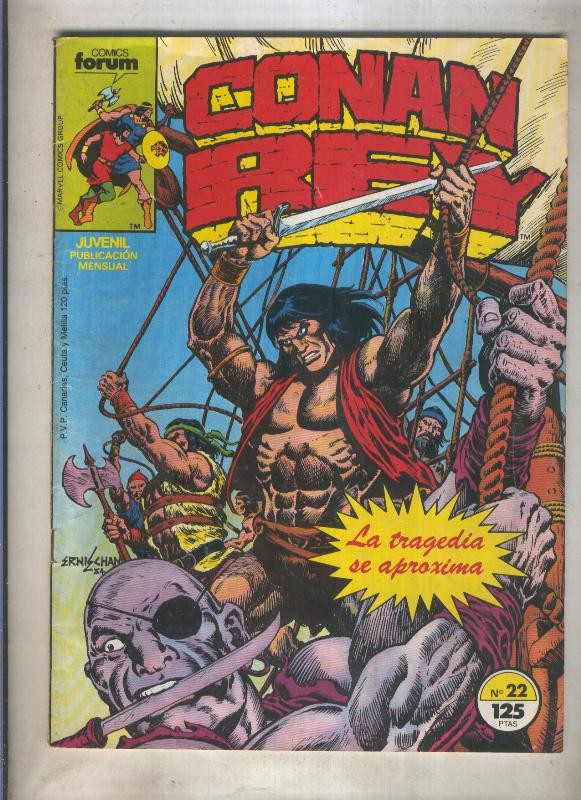 Conan Rey numero 22 (numerado 1 en trasera)