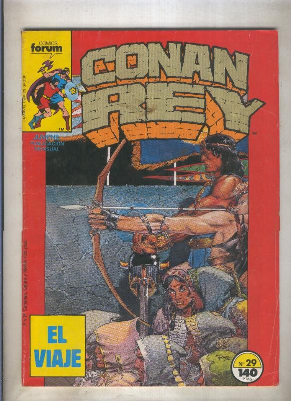Conan Rey numero 29 (numerado 1 en trasera)