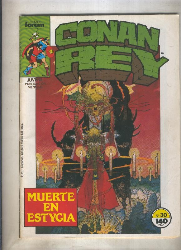 Conan Rey numero 30 (numerado 1 en trasera)