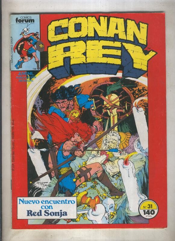 Conan Rey numero 31 (numerado 1 en trasera)