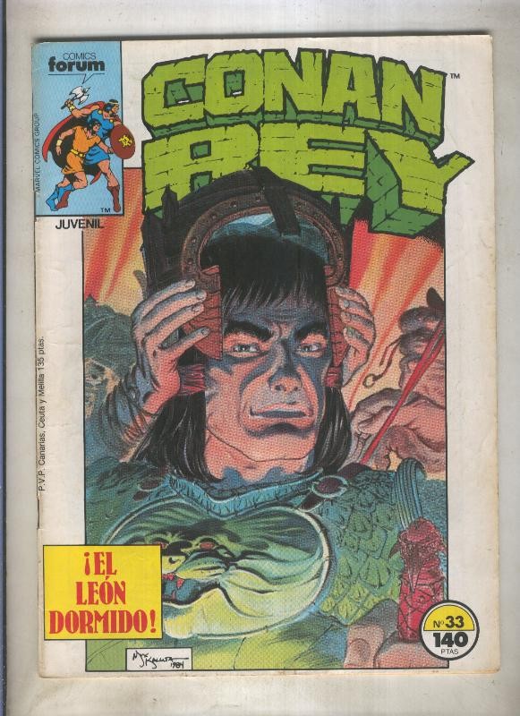 Conan Rey numero 33 (numerado 1 en trasera, aviejado)