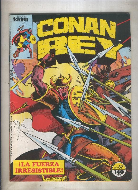 Conan Rey numero 37 (numerado 1 en trasera)