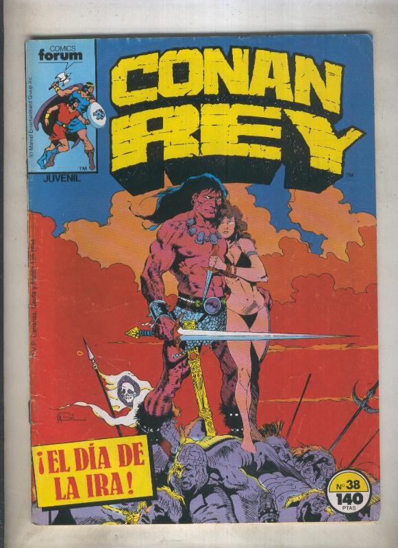 Conan Rey numero 38 (numerado 1 en trasera)