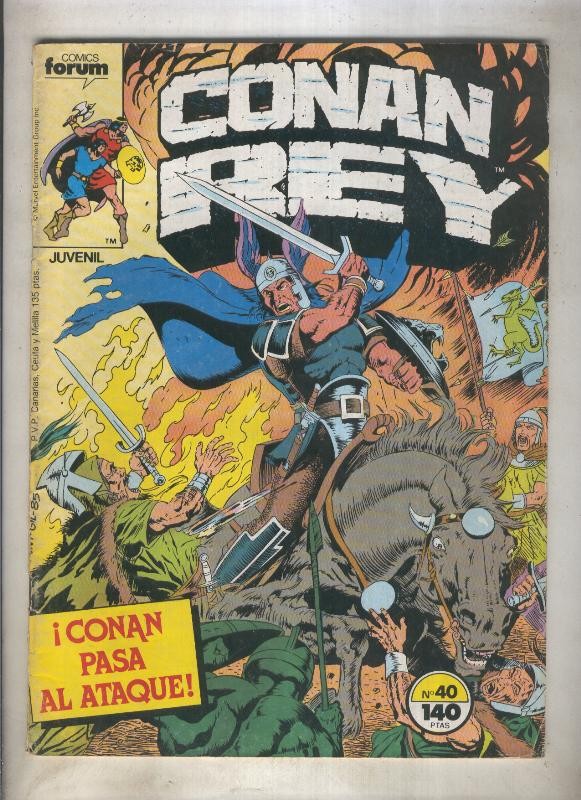 Conan Rey numero 40 (numerado 1 en trasera)