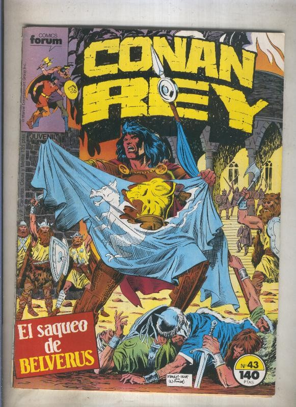 Conan Rey numero 43 (numerado 1 en trasera)