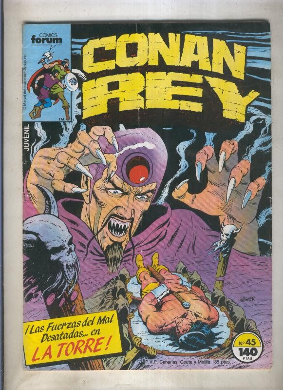 Conan Rey numero 45 (numerado 1 en trasera)