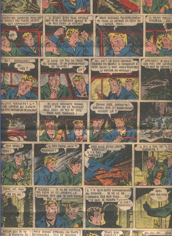 Suplemento comic diario frances (numerado 1 en trasera)