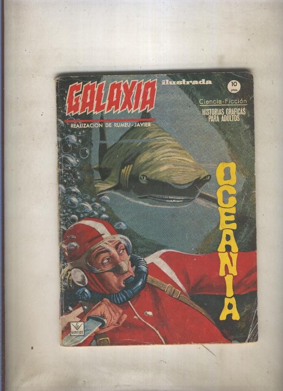 Galaxia grapa numero 07: Oceania (numerado 1 en trasera)