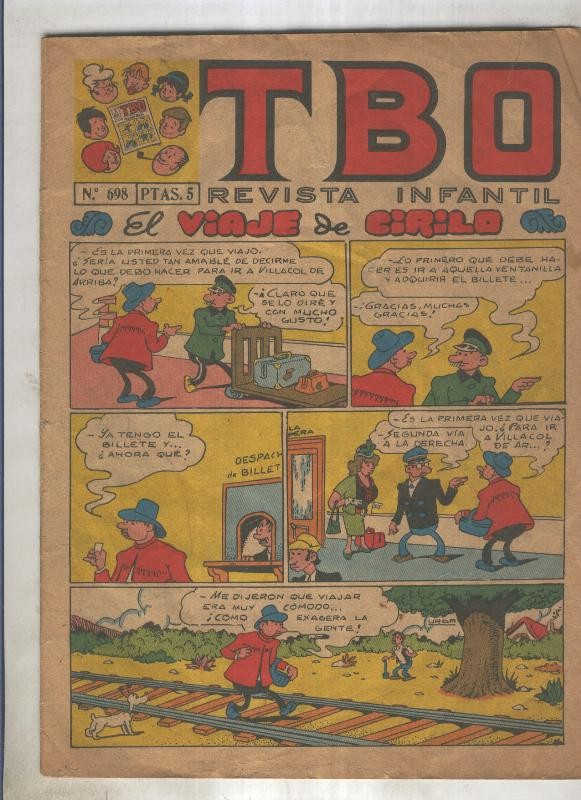 TBO numero 698: El viaje de cirilo (Urda)