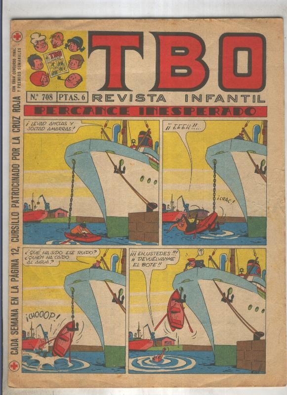 TBO numero 708: Percance inesperado (Coll), (numerado 2 en trasera)