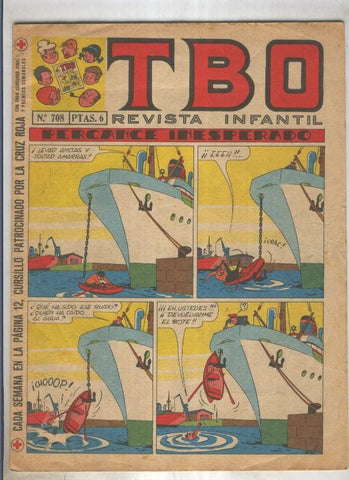 TBO numero 708: Percance inesperado (Coll), (numerado 2 en trasera)