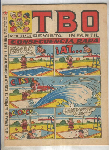 TBO numero 711: Consecuencia rara (Salvador Mestre), (numerado 2 en trasera)