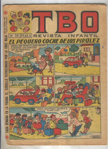 TBO numero 725: El pequeño coche de los pirulez (Salvador Mestre)