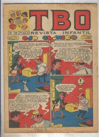 TBO numero 740: Ojo clinico (Urda), (numerado 1 en trasera)
