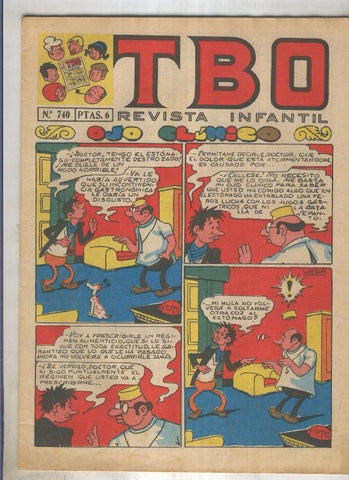 TBO numero 740: Ojo clinico (Urda), (numerado 2 en trasera)
