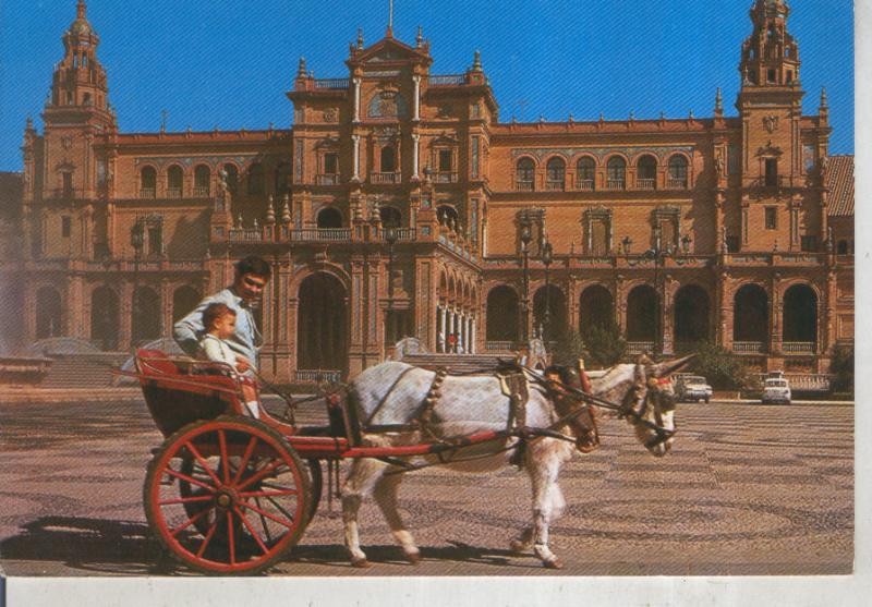 Postal 015867: Plaza de España en Sevilla
