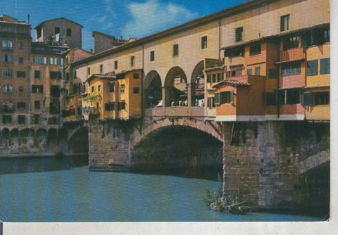 Postal 015889: Puente viejo de Firenze, Italia