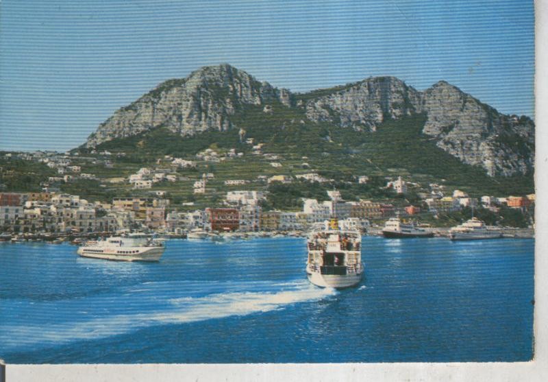 Postal 015892: Vista de Capri desde el mar