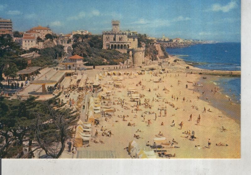 Postal 015894: Playa de Estoril en Portugal