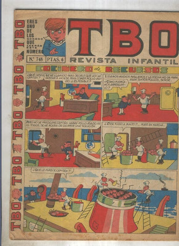TBO numero 748: Cocinero de recursos (Blanco)