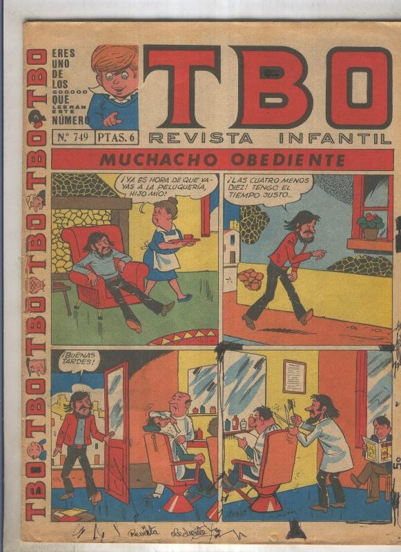 TBO numero 749: Muchacho obediente (ayne(