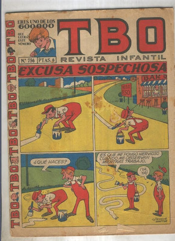 TBO numero 756: Excusa sospechosa (Salvador Mestre)