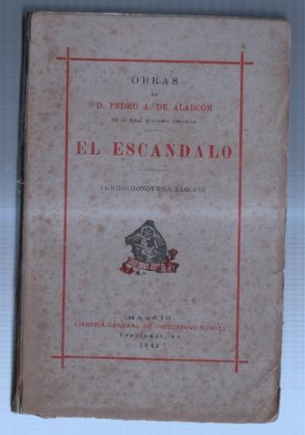 El escandalo (ejemplar aviejado)