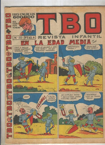 TBO numero 777: En la edad media (Ayne), (numerado 2 en trasera)