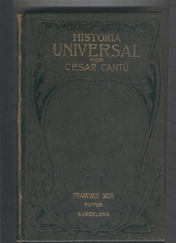 Historia Uiversal por Cesar Cantu tomo quinto