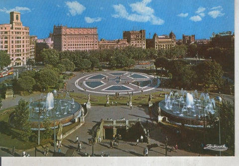 Postal 015905: Plaza de Cataluña de Barcelona