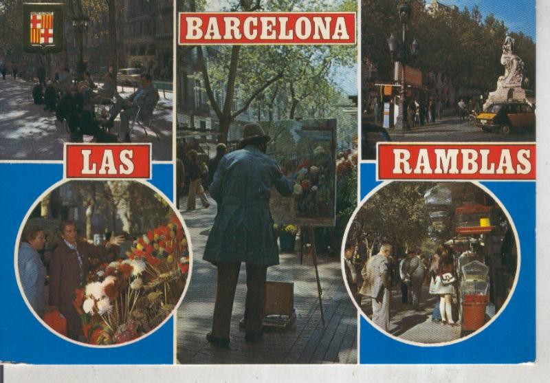 Postal 015920: Vistas varias de Barcelona