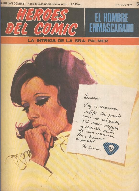 El Hombre Enmascarado numero 05: La intriga de la Sra. Palmer  (numerado 3 en trasera)