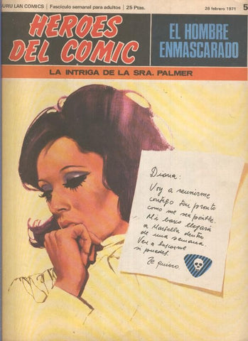 El Hombre Enmascarado numero 05: La intriga de la Sra. Palmer  (numerado 3 en trasera)