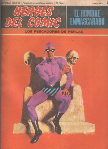 El Hombre Enmascarado numero 07: Los pescadores de perlas (numerado 3 en trasera)