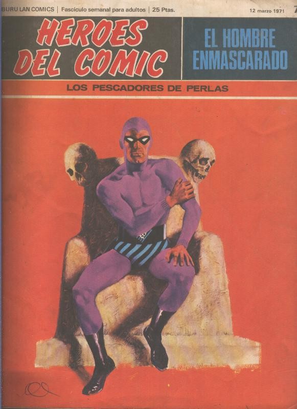 El Hombre Enmascarado numero 07: Los pescadores de perlas (numerado  en trasera)