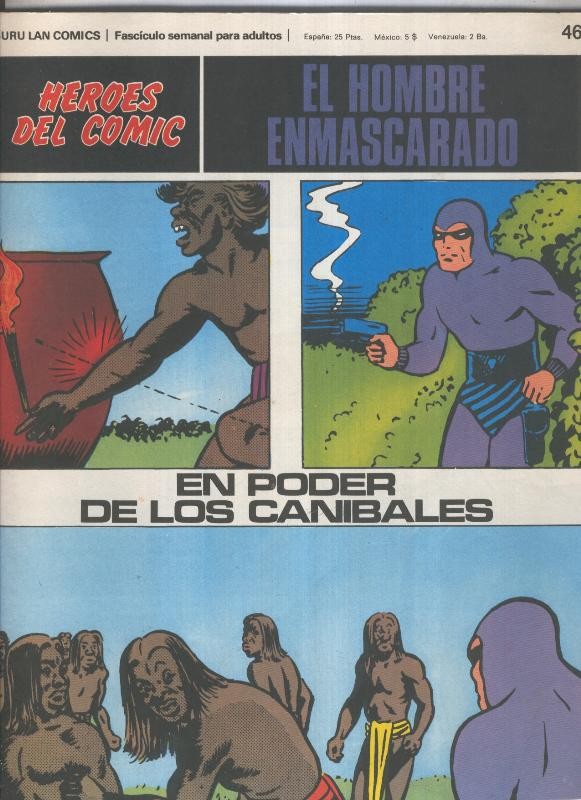 El Hombre Enmascarado numero 46: En poder de los canibales