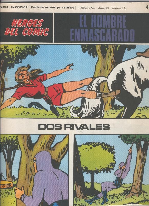 El Hombre Enmascarado numero 43: Dos rivales (numerado 1 en trasera)